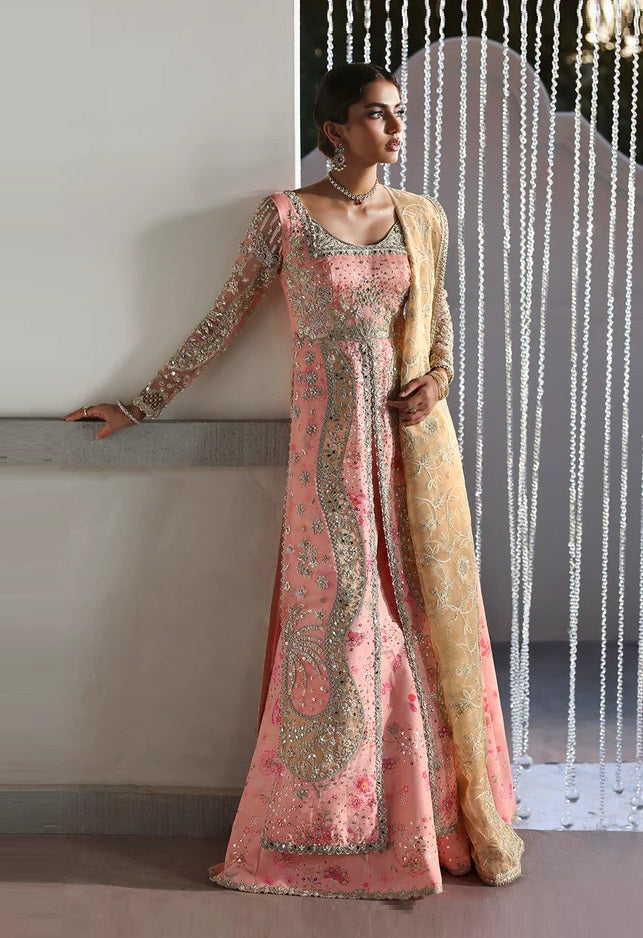 Soraya Lumene Luxury Organza Embroidered Unstitched 3PC Suit - Velora