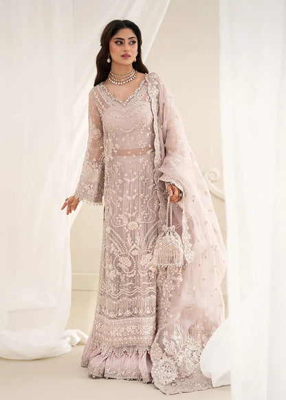 Ela Luxury Organza Embroidered Unstitched 3PC Suit