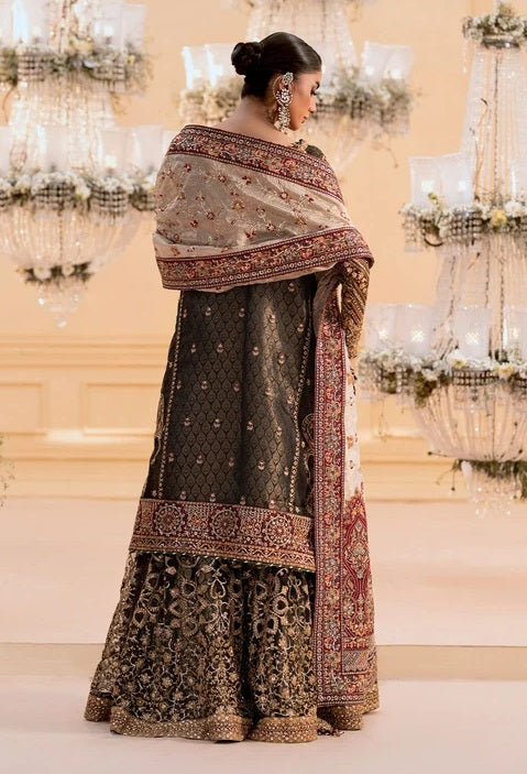 AIK Atelier Luxury Embroidered Organza 3Pc Unstitched Suit