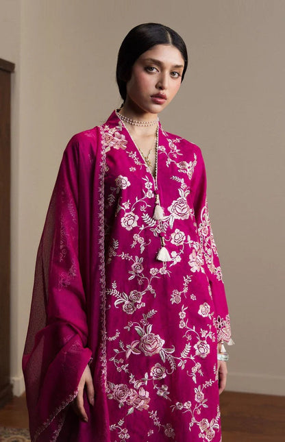 Zara Shahjahan Luxury Embroidered Lawn 3Pc Unstitched/Stitched Suit RAQSAA