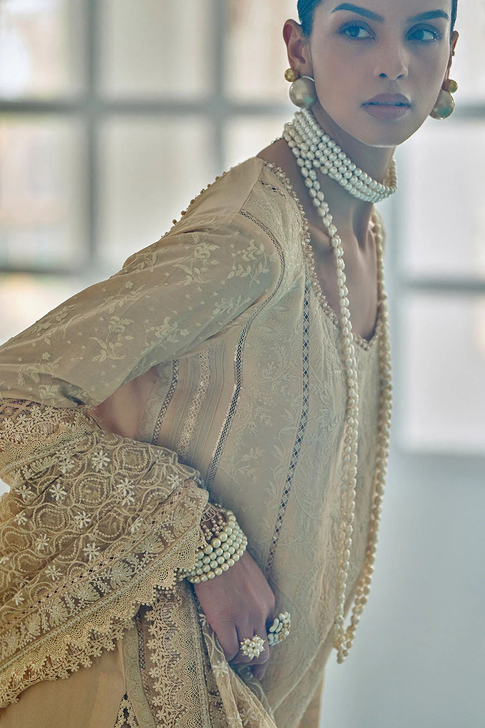 Sobia Nazir Lawn Embroidered 3 Piece Unstitched | Pure Chiffon Duppatta