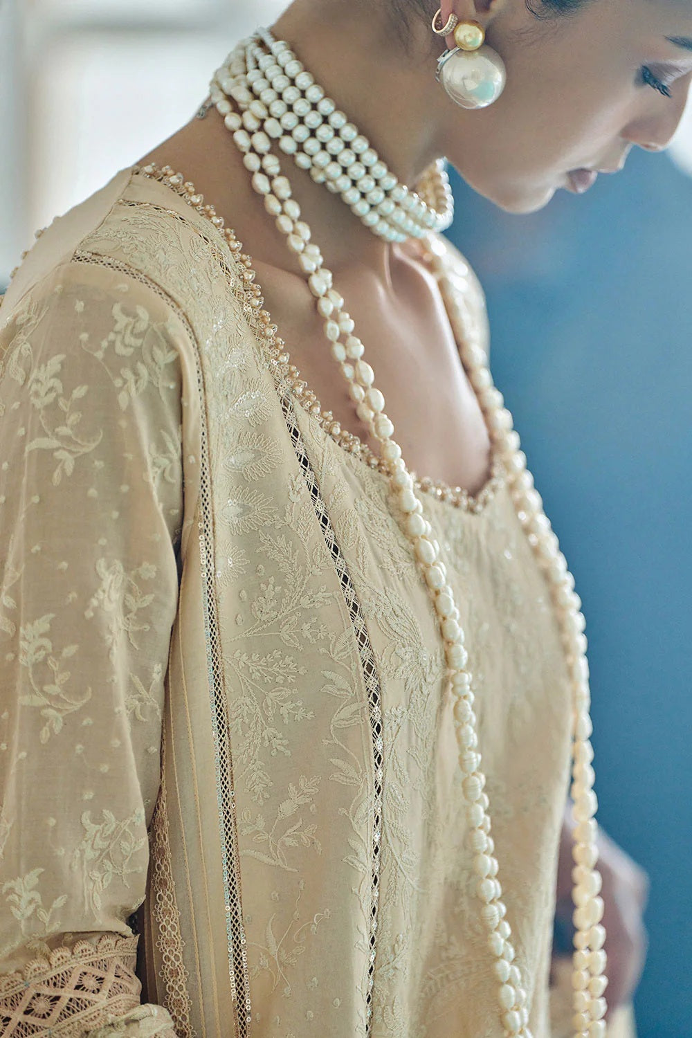 Sobia Nazir Lawn Embroidered 3 Piece Unstitched | Pure Chiffon Duppatta