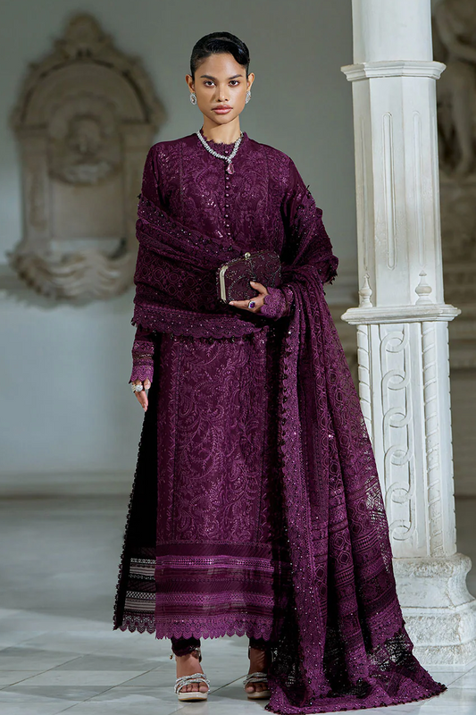 Sobia Nazir Design Luxury Lawn Eid Unstitched MAJENTA