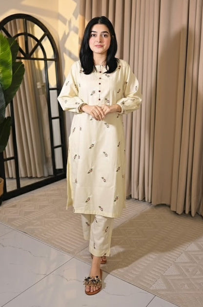 Gulbahaar - Stitched 2PC Dhanak Embroidered