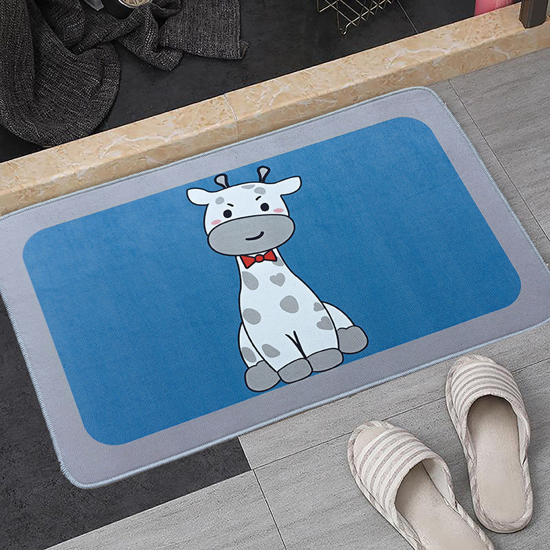 Absorbent Floor Mat Bedroom Cartoon Rug