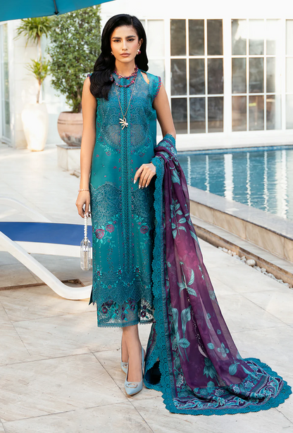 Bin Ilyas Luxury Lawn Embroidered Unstitched Collection KAYRA