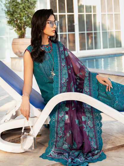 Bin Ilyas Luxury Lawn Embroidered Unstitched Collection KAYRA