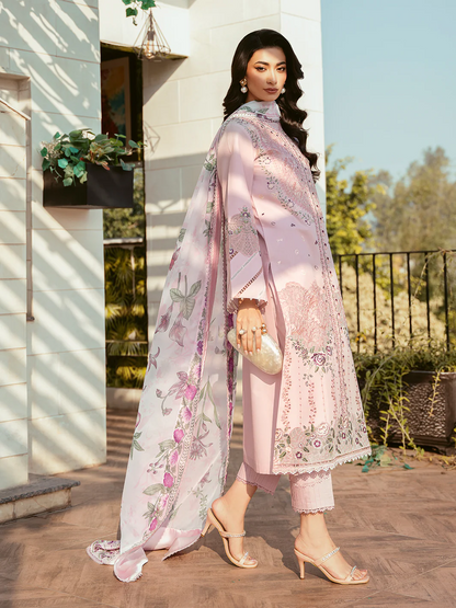 Bin Ilyas Luxury Lawn Embroidered Unstitched Collection