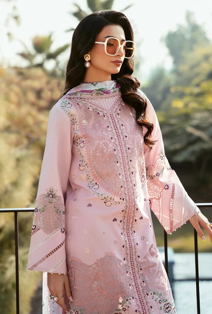Bin Ilyas - Luxury Lawn Embroidered 3 Piece