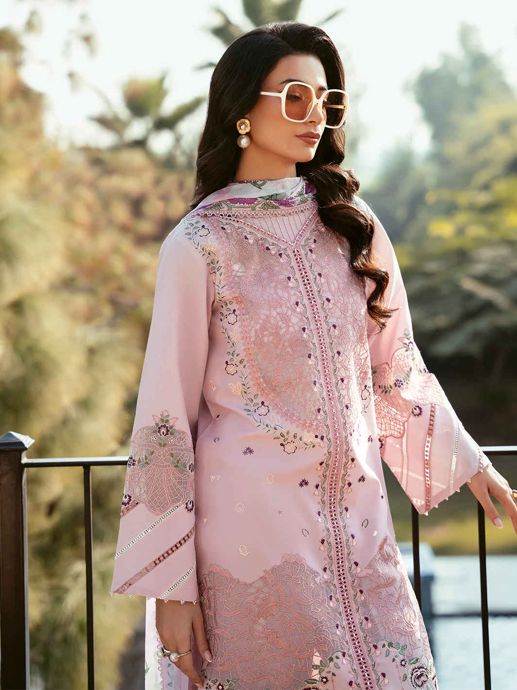 Bin Ilyas Luxury Lawn Embroidered Unstitched Collection