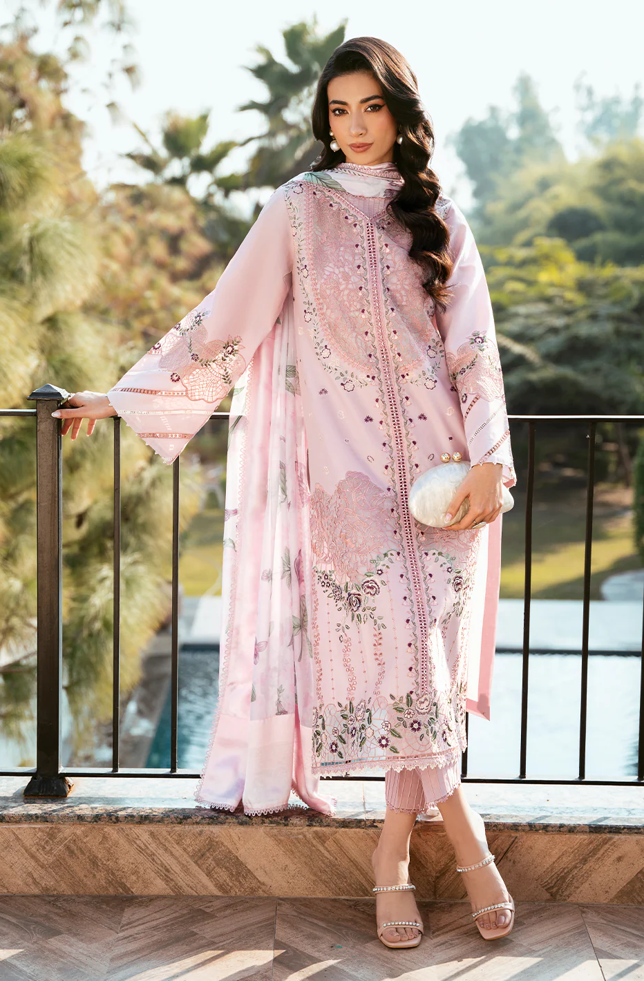 Bin Ilyas Luxury Lawn Embroidered Unstitched Collection