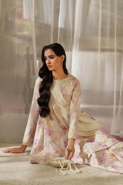 Iznik Lawn Embroidered & Printed 3 Pc Unstitched Suit Formals