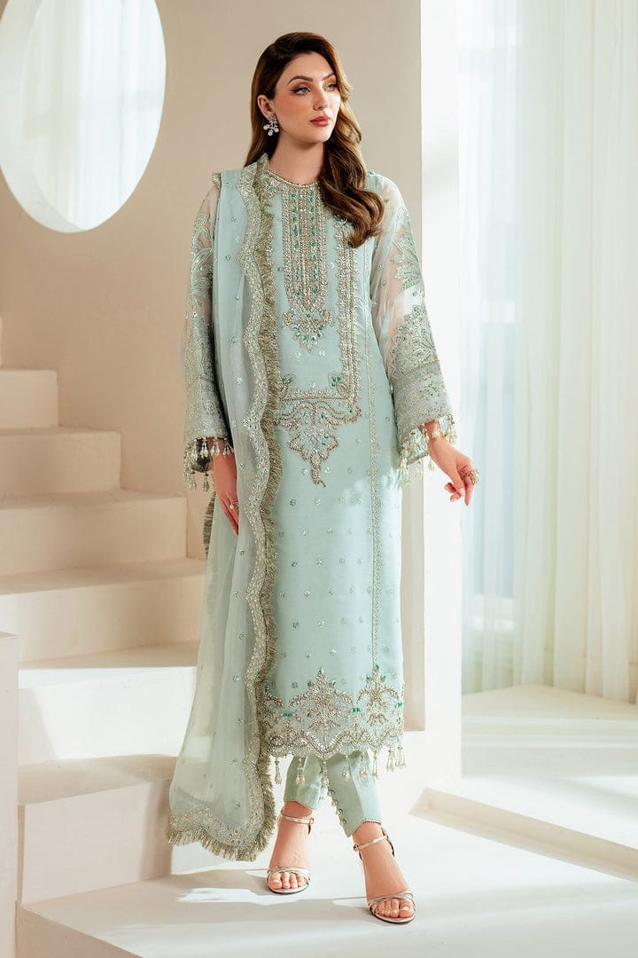 Alizeh Luxury Embroidered Organza Unstitched 3Pc Orla