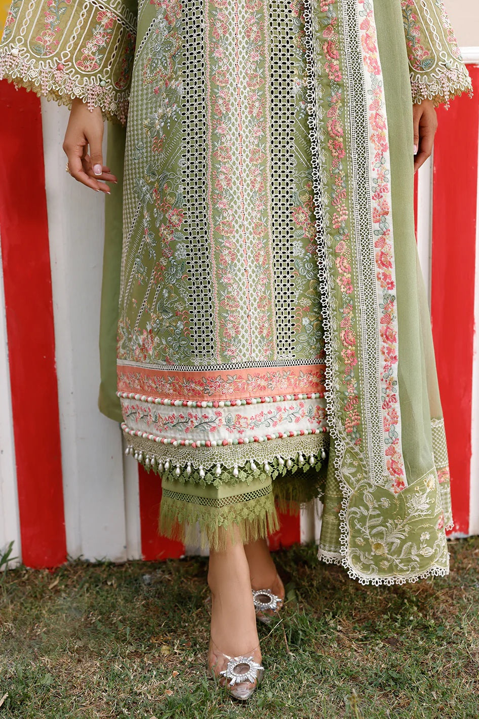 Bin ilyas - Luxury Lawn Embroidered 3 Piece