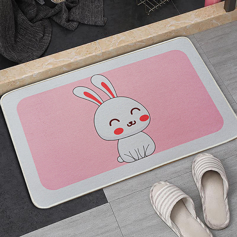 Absorbent Floor Mat Bedroom Cartoon Rug