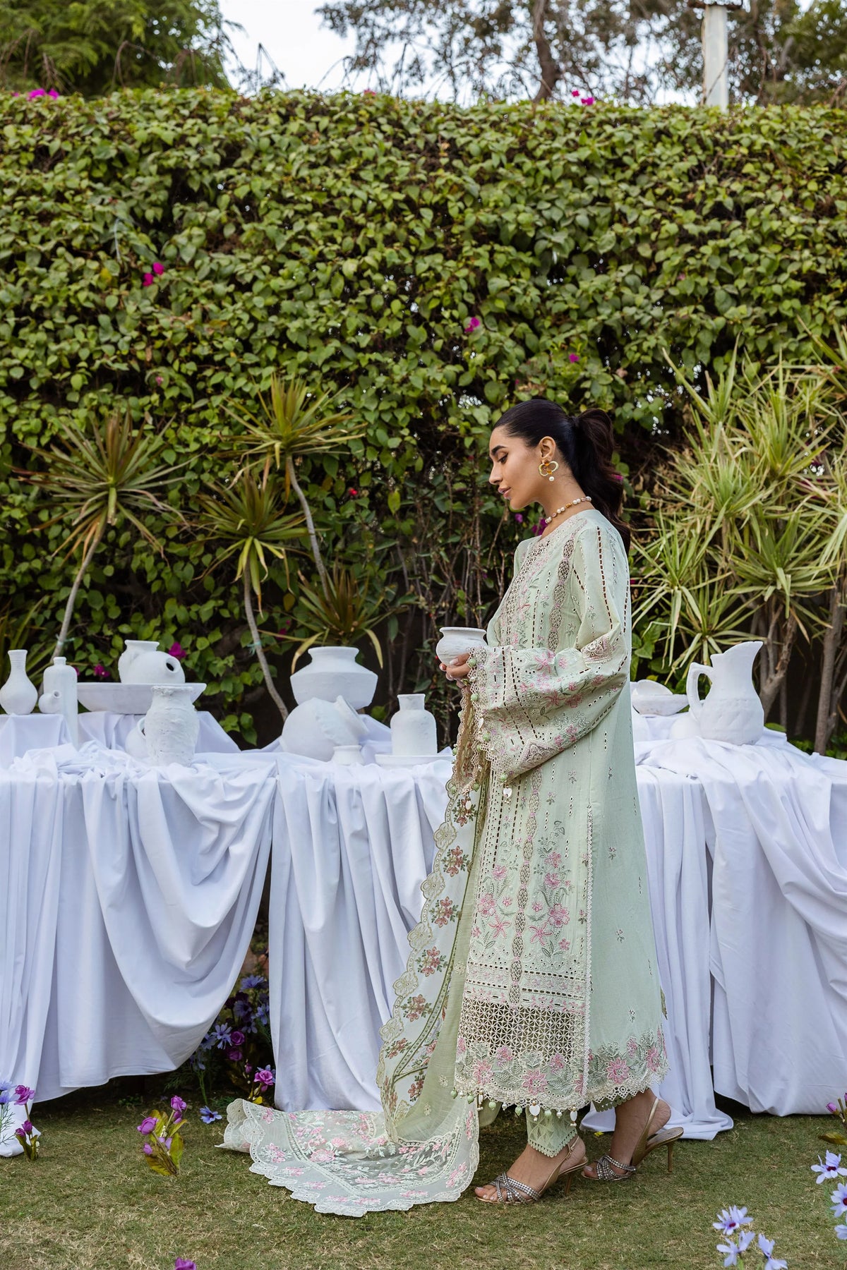 Akbar Aslam Luxury Lawn Collection Unstitched 3 Pc Marais