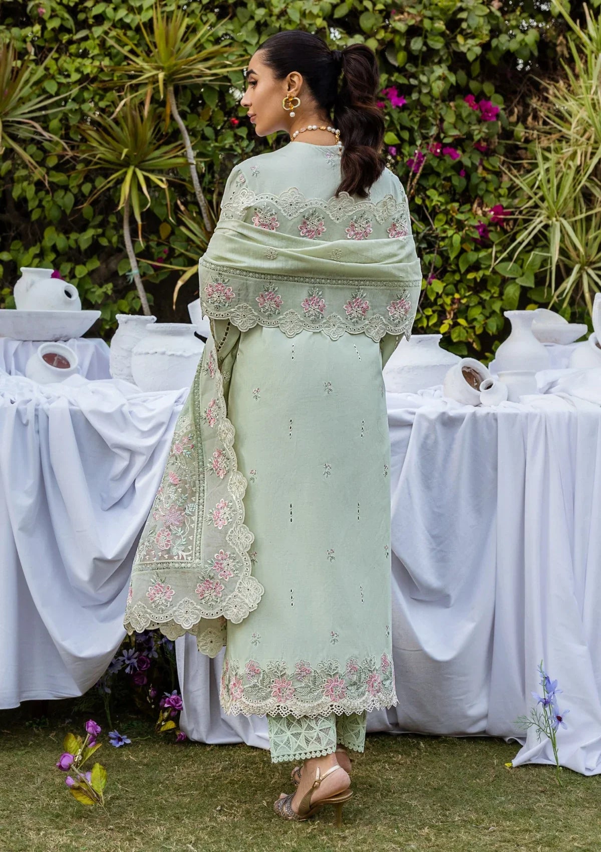 Akbar Aslam Luxury Lawn Collection Unstitched 3 Pc Marais