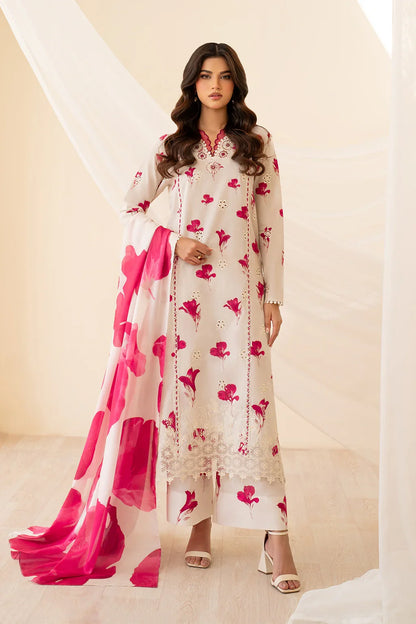Iznik Premium Lawn Embroidered Collection Unstitched Floral Affair