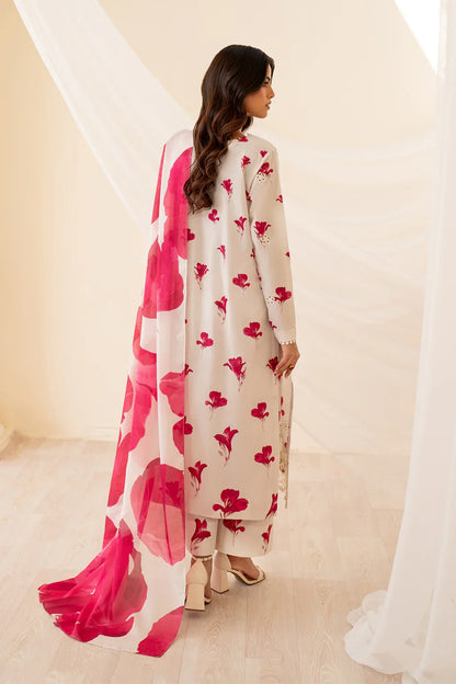 Iznik Premium Lawn Embroidered Collection Unstitched Floral Affair