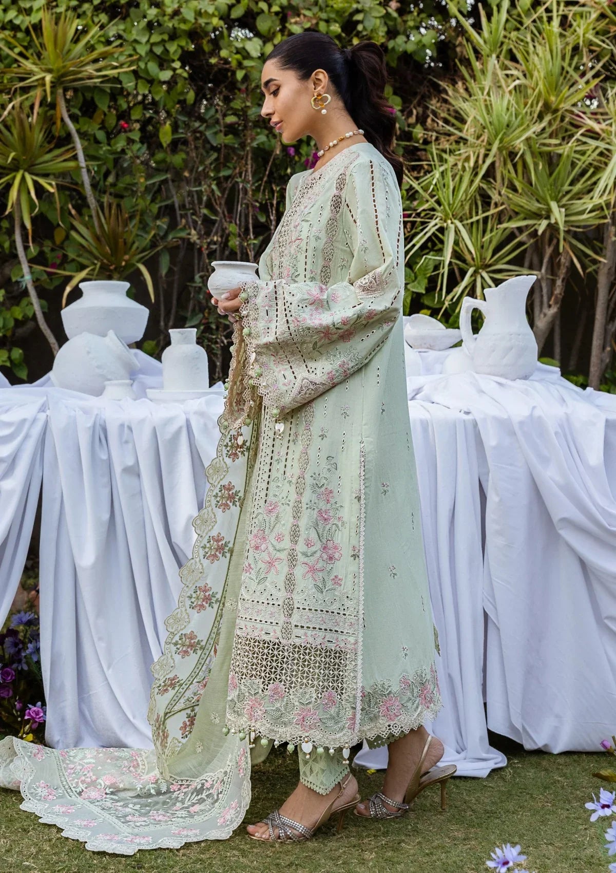 Akbar Aslam Luxury Lawn Collection Unstitched 3 Pc Marais