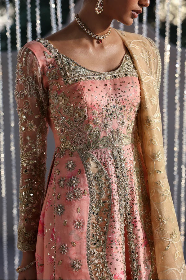 Soraya Lumene Luxury Organza Embroidered Unstitched 3PC Suit - Velora