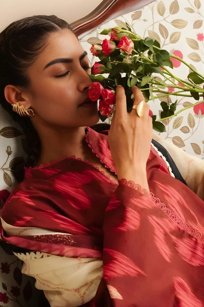 Coco by Zara Shah Jahan - 3PC Banadora Lawn Printed Shirt with Printed Voil Dupatta (Unstitched)
