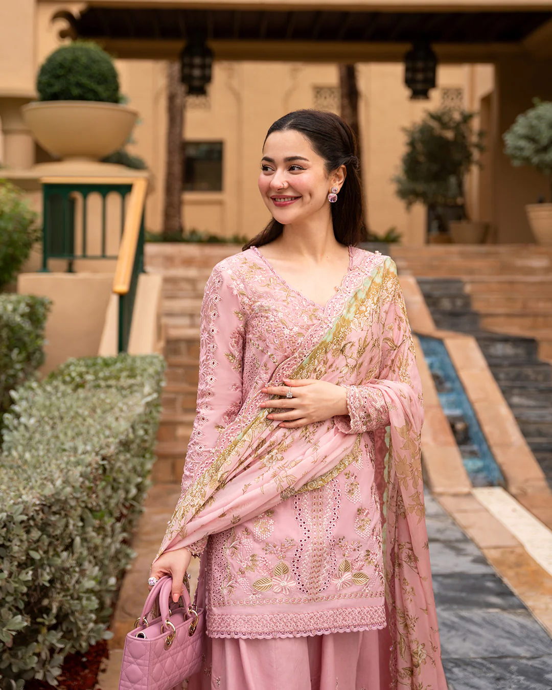 AYA Embroidered Luxury Lawn Unstitched 3Pc Suit - ASJA