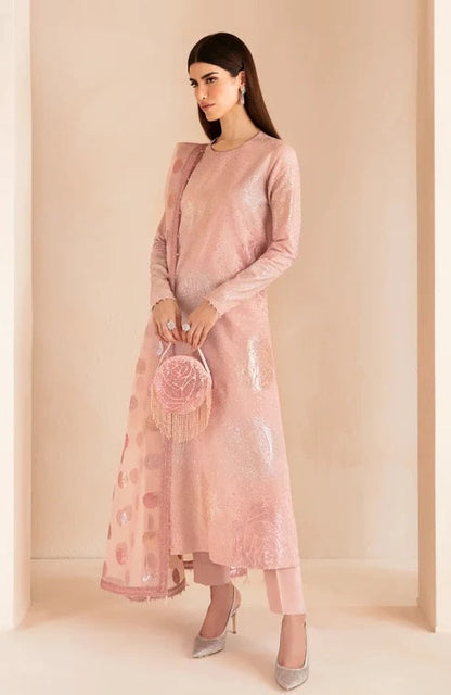 Jazmin Luxury Raw Silk Embroidered 3Pc Unstitched