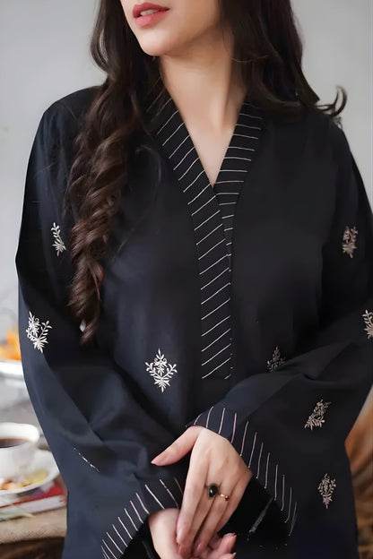 Aisling - 3PC Unstitched Dhanak Embroidered Shirt with Dhanak Dupatta and Trouser