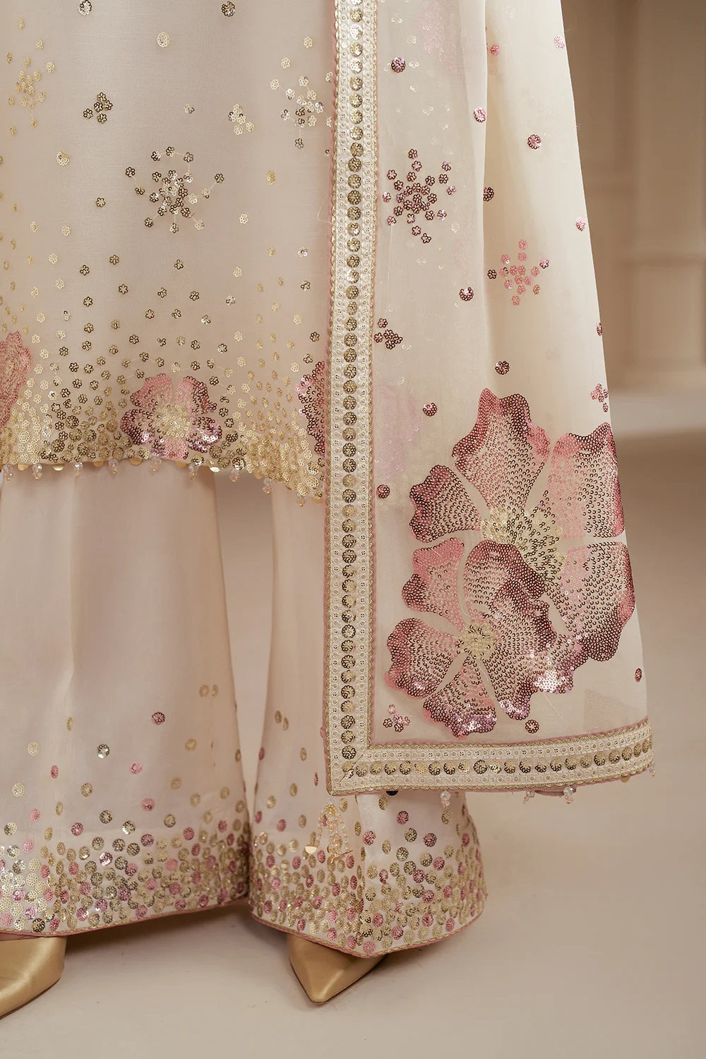 Jazmin Chiffon Embroidered 3 Piece Unstitched