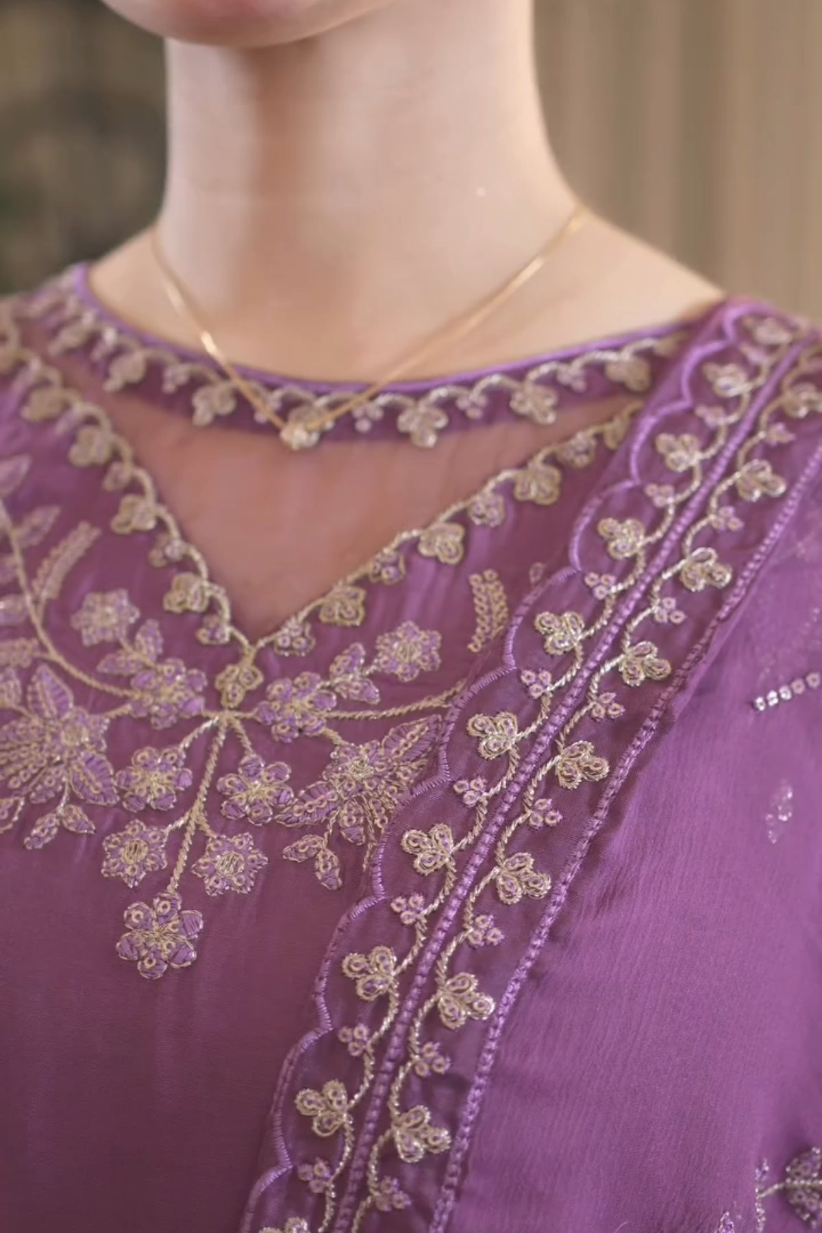 Maria B - 3PC Unstitched Lawn Embroidered Shirt with Cotton Net Embroidered Dupatta and Trouser