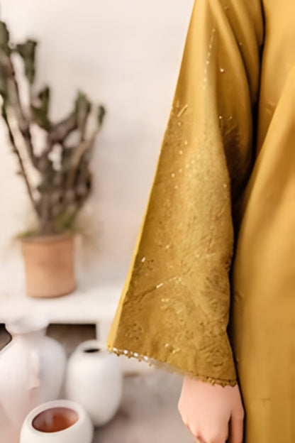 Batik - 3PC Unstitched Lawn Sequence Embroidered Shirt with Organza Sequence Embroidered Dupatta