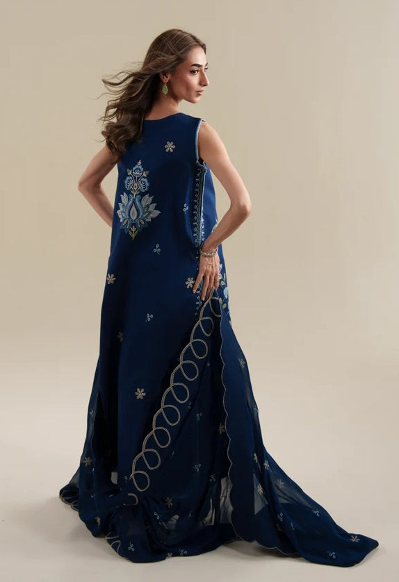 Zaib Luxury Lawn Embroidered 3Pc Unstitched Suit NPA3