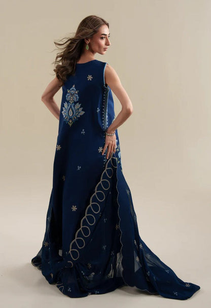 Zaib Luxury Lawn Embroidered 3Pc Unstitched Suit NPA3
