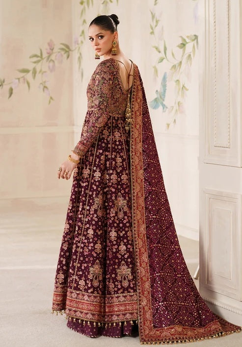 Baroque Luxury Chiffon Embroidered Unstitched 3Pc Suit