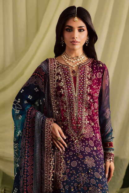 Nureh Luxury Lawn Embroidered 3 Pc Unstitched Collection JUGNI