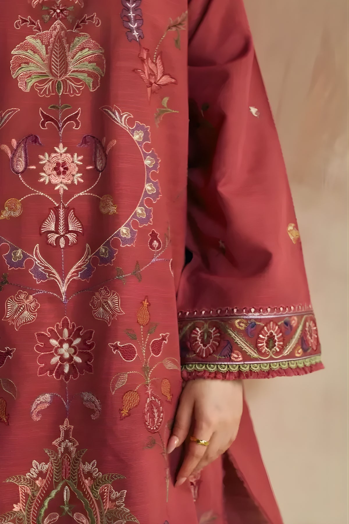 Zara Shah Jahan - 3PC Unstitched Dhanak Embroidered Shirt with Digital Printed Dupatta and Trouser