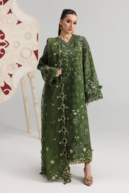 Qalamkar Luxury Lawn Embroidered 3PC Unstitched VESTA