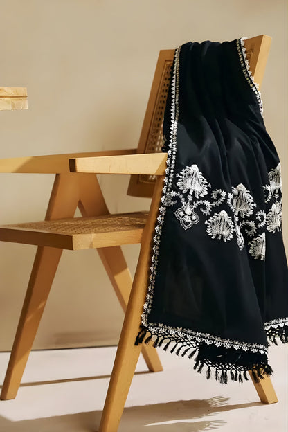 Zara Shah Jahan - 3PC Unstitched Dhanak Sequence Embroidered Shirt with Sequence Embroidered Dupatta and Trousers