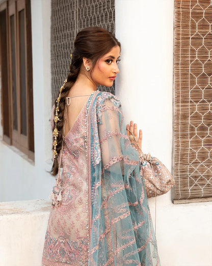 Aytan Luxury Net Embroidered Unstitched 3PC Suit