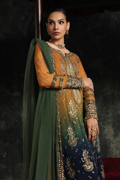 Charizma Luxury Embroidered Chiffon 3Pc Unstitched Suit
