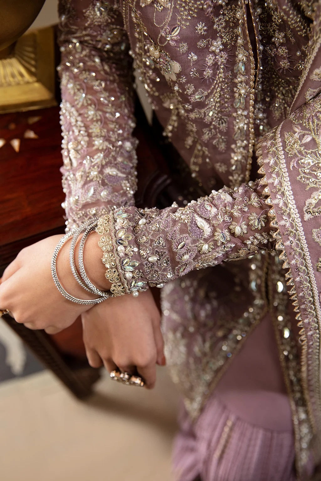 Soraya Luxury Organza Embroidered Unstitched 3PC Suit - SEHR