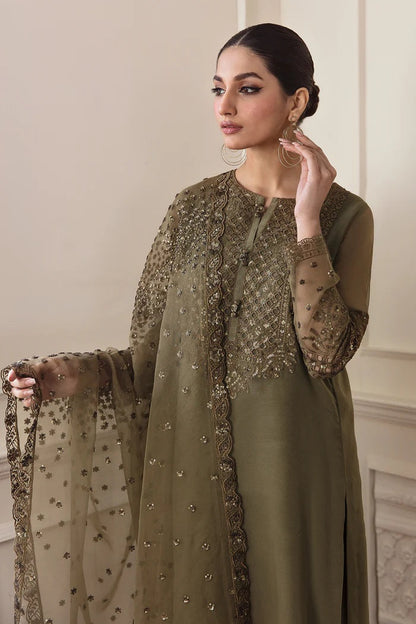 Baroque Chiffon Embroidered 3 Piece Unstitched
