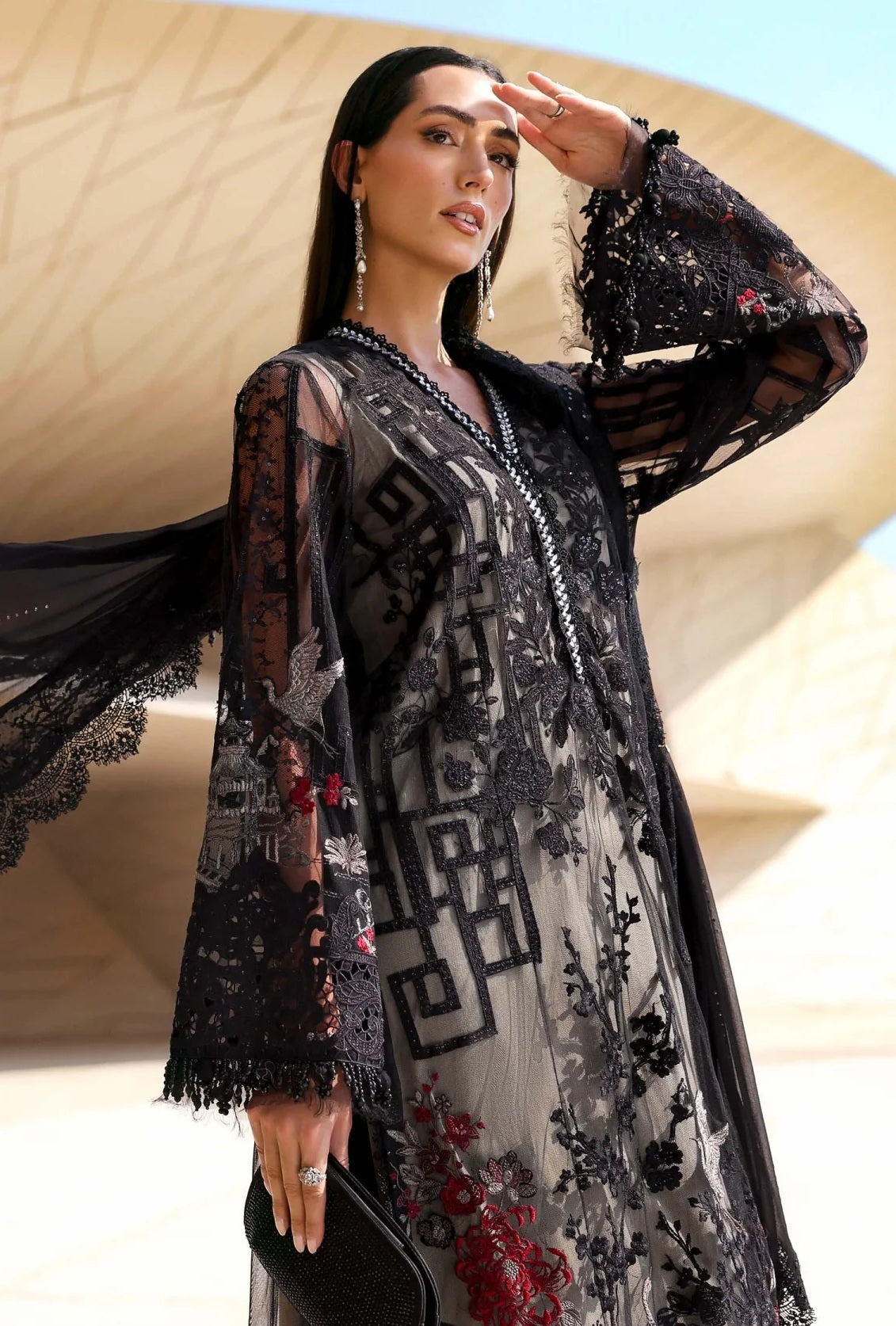 Maria.B - Luxury Lawn Embroidered 3 Piece Unstitched