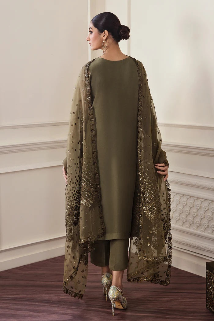 Baroque Chiffon Embroidered 3 Piece Unstitched