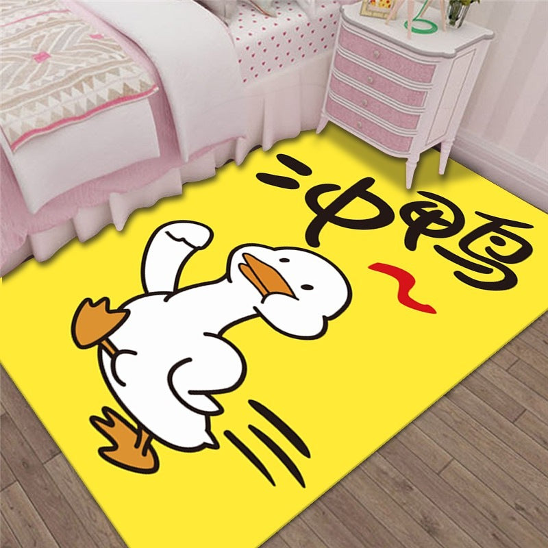 Absorbent Floor Mat Bedroom Cartoon Rug