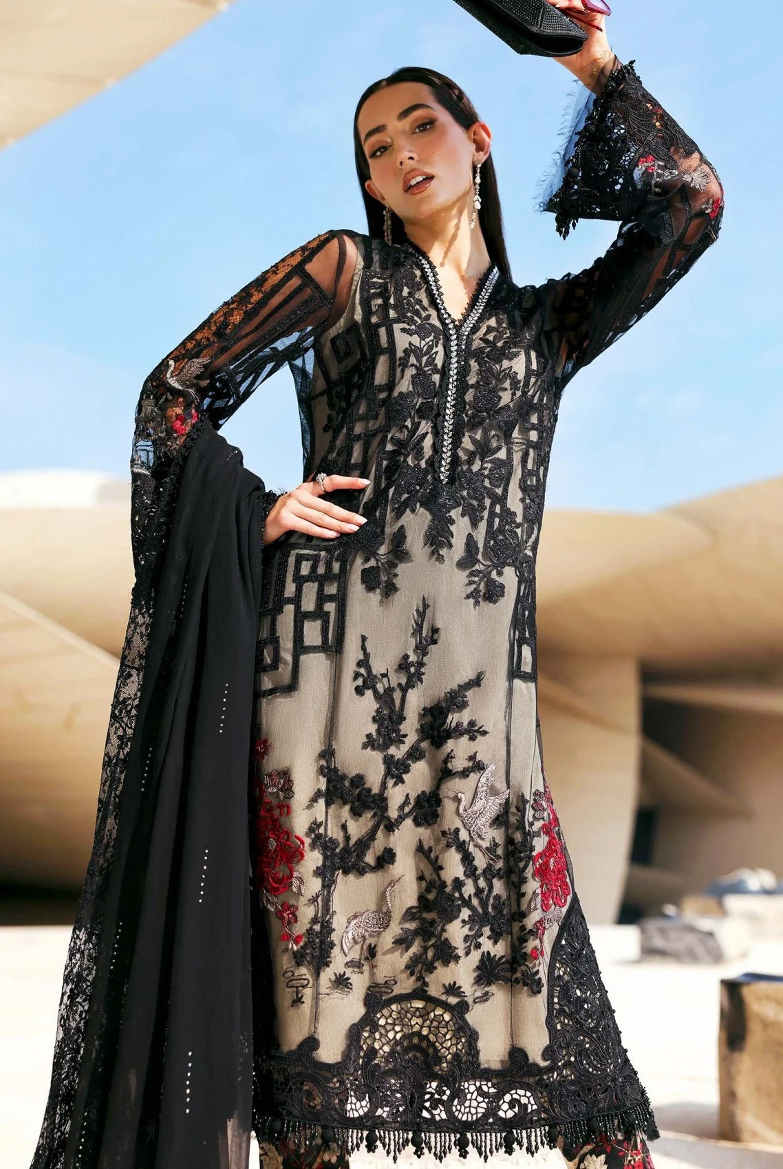 Maria.B - Luxury Lawn Embroidered 3 Piece Unstitched