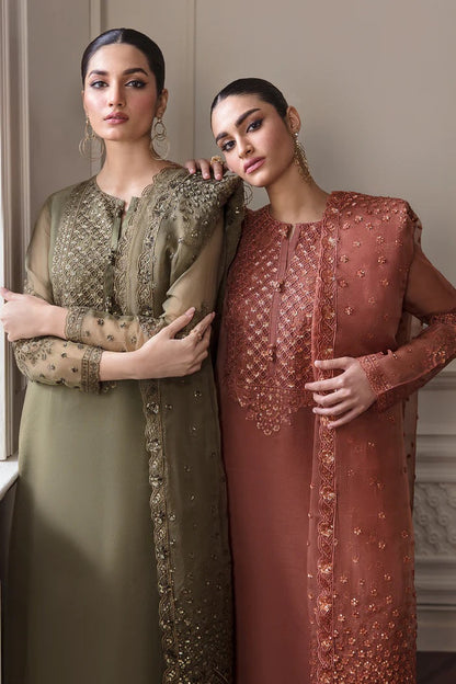 Baroque Chiffon Embroidered 3 Piece Unstitched