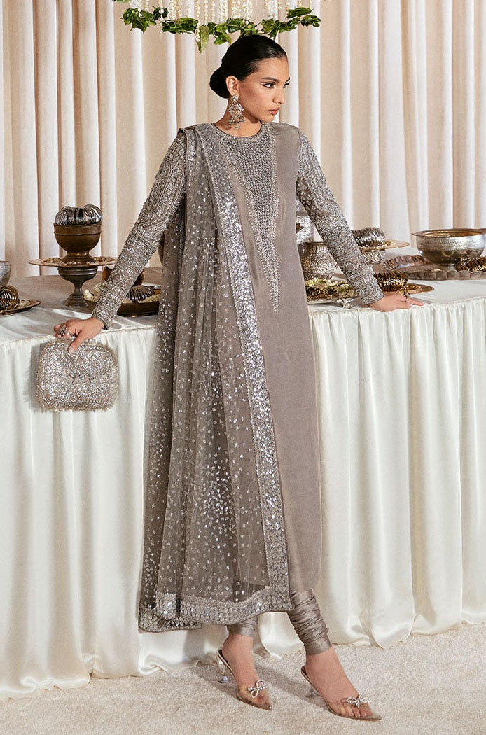 Hussain Rehar Raw Silk Unstitched Collection LUCENT Formal Raw Silk