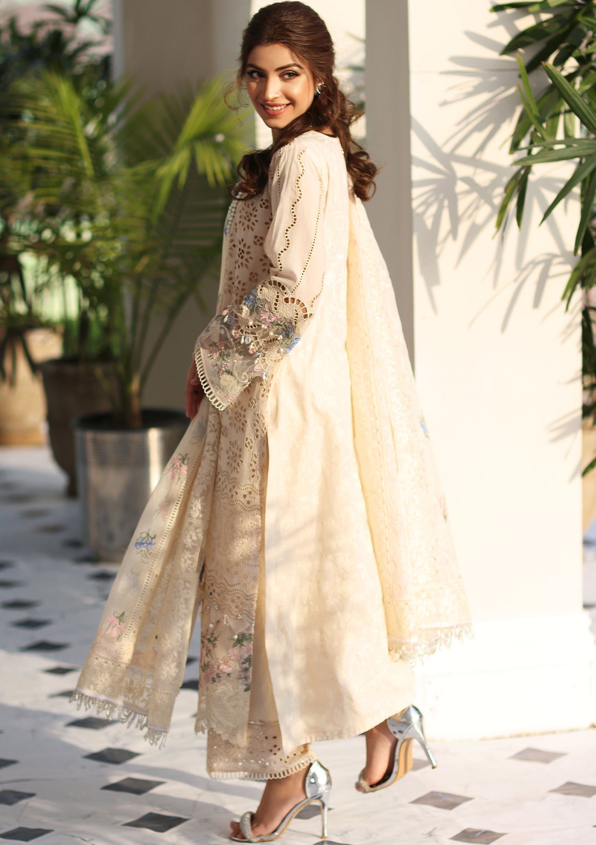Elaf Premium Luxury Lawn Embroidered 3 Piece Unstitched - Harmony